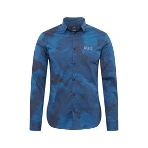 ARMANI EXCHANGE Košile 'CAMICIA'  modrá / námořnická modř