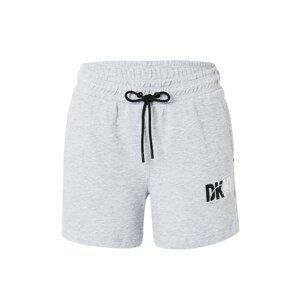 DKNY Performance Sportovní kalhoty  šedý melír / černá / bílá