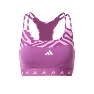 ADIDAS PERFORMANCE Sportovní podprsenka  fialová / lenvandulová / bílá