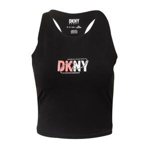 DKNY Performance Sportovní top  světle růžová / černá / bílá