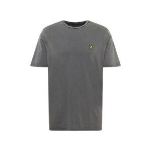 Lyle & Scott Tričko  žlutá / tmavě šedá / černá