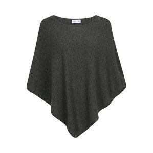 Davida Cashmere Pláštěnka  tmavě šedá