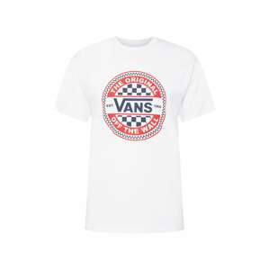 VANS Tričko 'CIRCLE CHECKER'  tmavě modrá / červená / bílá