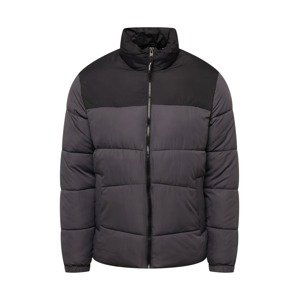 JACK & JONES Zimní bunda 'Chili'  čedičová šedá / černá