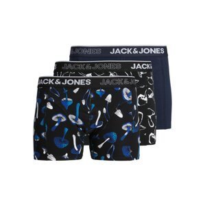 Jack & Jones Plus Boxerky  černá / námořnická modř / mix barev