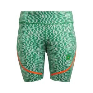 ADIDAS BY STELLA MCCARTNEY Sportovní kalhoty  světle šedá / zelená / tmavě oranžová