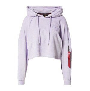 ALPHA INDUSTRIES Mikina  fialová