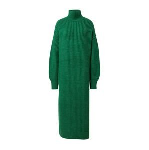 Karo Kauer Úpletové šaty  trávově zelená