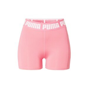 PUMA Sportovní kalhoty  pink / černá / bílá