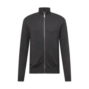 JACK & JONES Kardigan 'EMIL'  tmavě šedá