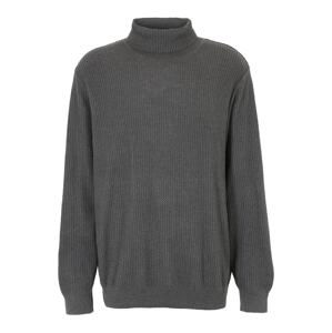 Jack & Jones Plus Svetr 'CARLOS'  tmavě šedá