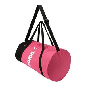 PUMA Sportovní taška  pink / černá / bílá