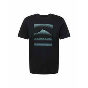 COLUMBIA Funkční tričko  kouřově modrá / černá