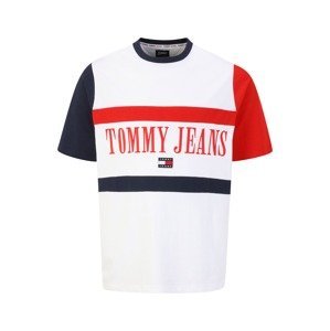 Tommy Jeans Plus Tričko  námořnická modř / červená / bílá