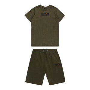 ELLESSE Sada 'Bravo'  khaki / oranžová / černá