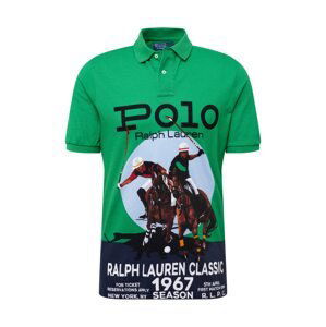 Polo Ralph Lauren Tričko  námořnická modř / šedá / zelená / černá