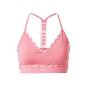 PUMA Sportovní podprsenka  pink / bílá