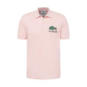 LACOSTE Tričko  zelená / růžová / černá / bílá