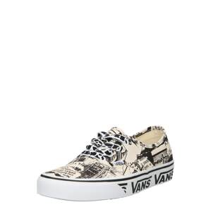 VANS Tenisky 'Authentic'  béžová / černá