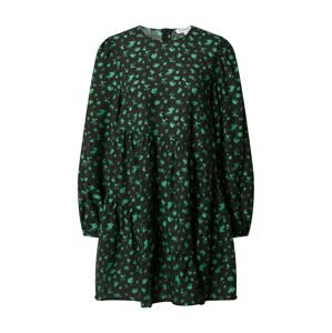 EDITED Šaty 'Lil'  zelená / černá