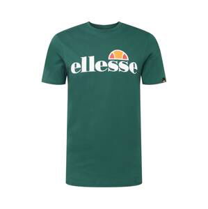 ELLESSE Tričko 'Prado'  tmavě zelená / bílá / oranžová / tmavě oranžová