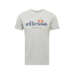 ELLESSE Funkční tričko 'Dritto'  námořnická modř / šedý melír / oranžová / červená