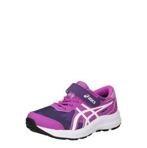 ASICS Sportovní boty 'CONTEND 8 PRINT PS'  švestková / šeříková / orchidej / bílá