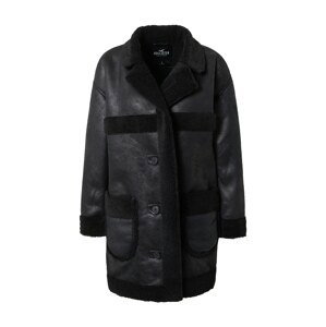 HOLLISTER Zimní kabát  černá