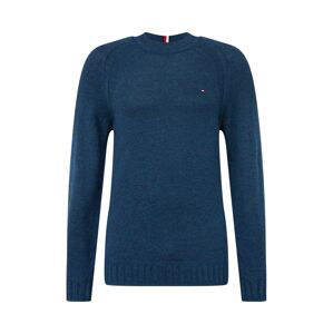 TOMMY HILFIGER Svetr  marine modrá / červená / bílá