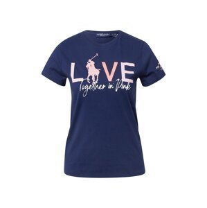 Polo Ralph Lauren Tričko  námořnická modř / růžová / světle růžová / bílá