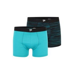 PUMA Boxerky  aqua modrá / černá