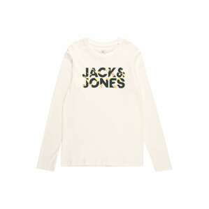 Jack & Jones Junior Tričko 'Ramp'  béžová / limone / černá / offwhite