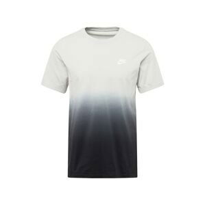 Nike Sportswear Tričko  tmavě modrá / šedá / bílá