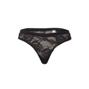 TRIUMPH Tanga 'Smart Deco High Leg string EX'  černá