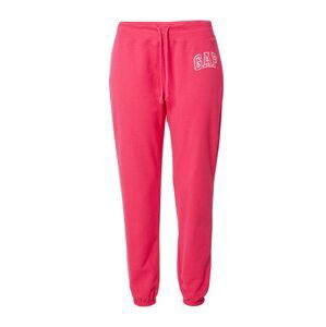 GAP Kalhoty  pink / bílá