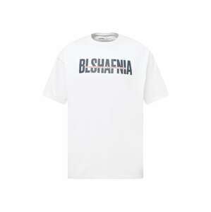 BLS HAFNIA Tričko 'Transparency'  červená / černá / bílá