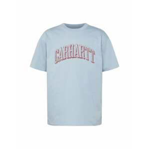Carhartt WIP Tričko  kouřově modrá / červená