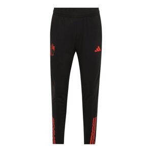 ADIDAS PERFORMANCE Sportovní kalhoty  krvavě červená / černá