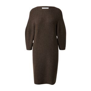 Pure Cashmere NYC Úpletové šaty  tmavě hnědá