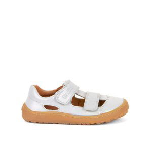 FRODDO SANDAL VELCRO II Silver | Dětské barefoot sandály - 23