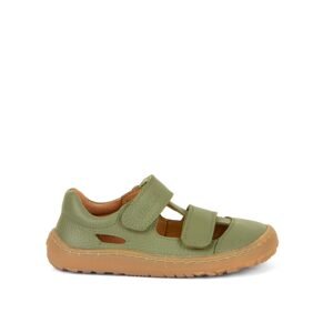 FRODDO SANDAL VELCRO II Olive | Dětské barefoot sandály - 27