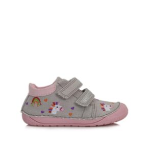 D.D.STEP C070-41709B PLÁTĚNÉ TENISKY Light Grey | Dětské barefoot tenisky - 22