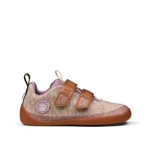 AFFENZAHN SNEAKER KNIT HAPPY CAT Light Pink | Dětské barefoot tenisky - 27