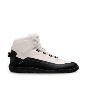 GROUNDIES ALL TERRAIN HIGH Off-white / Black | Dámské barefoot pohorky - 37