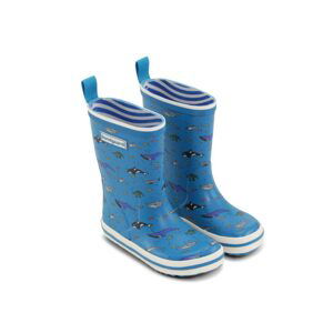 BUNDGAARD CLASSIC RUBBER BOOT Sea Animals | Dětské barefoot holínky - 25