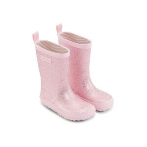 BUNDGAARD CLASSIC RUBBER BOOT Rose Sparkle | Dětské barefoot holínky - 27