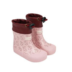 BUNDGAARD COVER RUBBER BOOT Rabbit Rose | Dětské barefoot holínky - 20