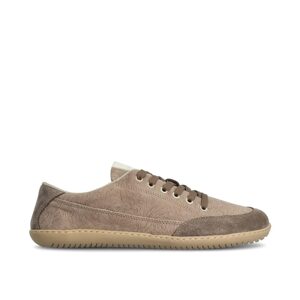 GROUNDIES AMSTERDAM WOMEN Metallic Dark Taupe | Dámské barefoot tenisky - 39