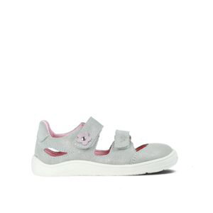BABY BARE SANDÁLKY FEBO JOY Grey Pink  | Dětské barefoot sandály - 22
