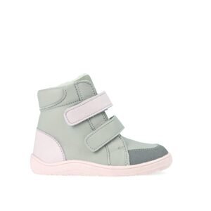 BABY BARE FEBO WINTER Grey Pink Asfaltico | Dětské zimní zateplené barefoot boty - 26